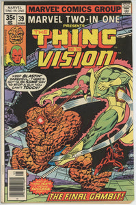 Marvel Two In One #39 (1972) - 7.5 VF- *Mr. Fantastic/Vision*