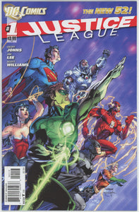 Justice League #1 (2011) - 9.0 VF/NM *3rd Print Variant Cover*