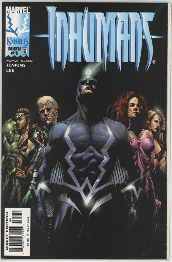 Inhumans #1 (1999) - 9.4 NM *Marvel Knights/Great Jae Lee Cover*