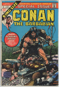 Conan the Barbarian Annual #1 (1970) - 4.5 VG+ *Great BWS Cover*