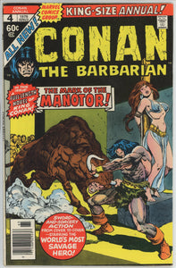 Conan the Barbarian Annual #4 (1970) - 5.0 VG/FN *The Return of the Conqueror*