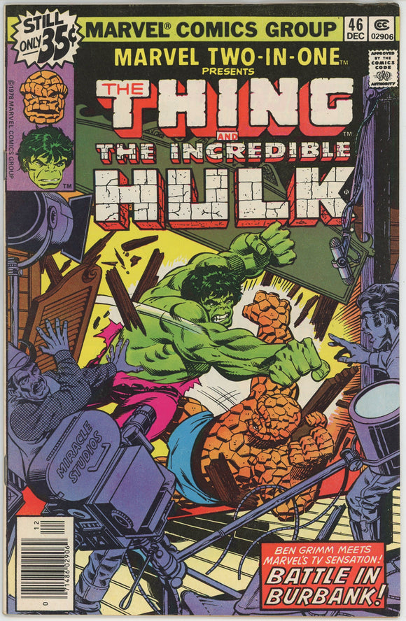 Marvel Two In One #46 (1972) - 8.0 VF *Thing/Incredible Hulk*