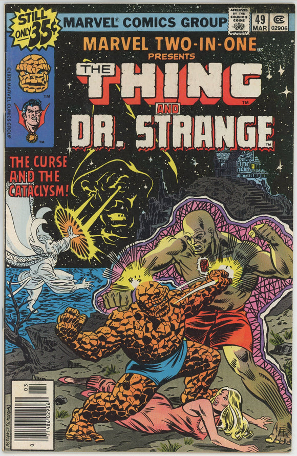 Marvel Two In One #49 (1972) - 7.5 VF- *Thing/Dr. Strange*