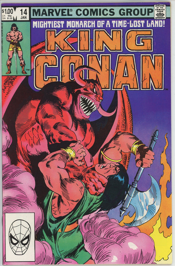 Conan the King #14 (1980) - 8.0 VF *The Kings of Fire and Darkness*