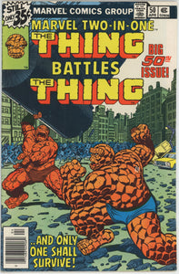 Marvel Two In One #50 (1972) - 6.5 FN+ *Thing Battles Thing*