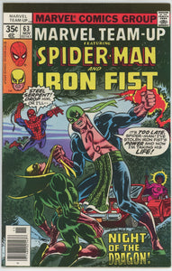 Marvel Team Up #63 (1972) - 8.5 VF+ *Spider Man/Iron Fist*