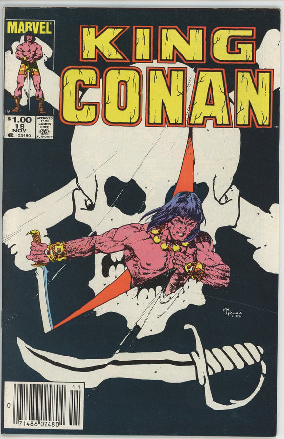 Conan the King #19 (1980) - 8.0 VF *Cool Kaluta Cover* Newsstand