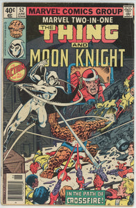 Marvel Two In One #52 (1972) - 3.0 GD/VG *Thing/Moon Knight*