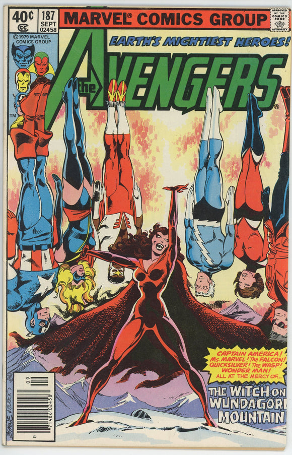 Avengers #187 (1963) - 6.0 FN *Darkhold Origin/Scarlet Witch*