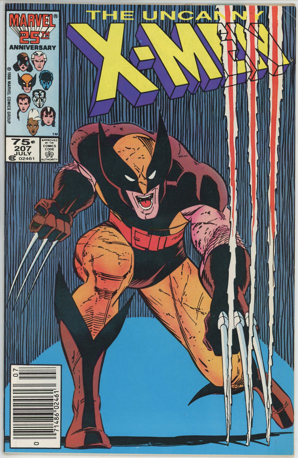 Uncanny X-Men #207 (1963) - 6.0 FN *Classic Romita Cover* Newsstand