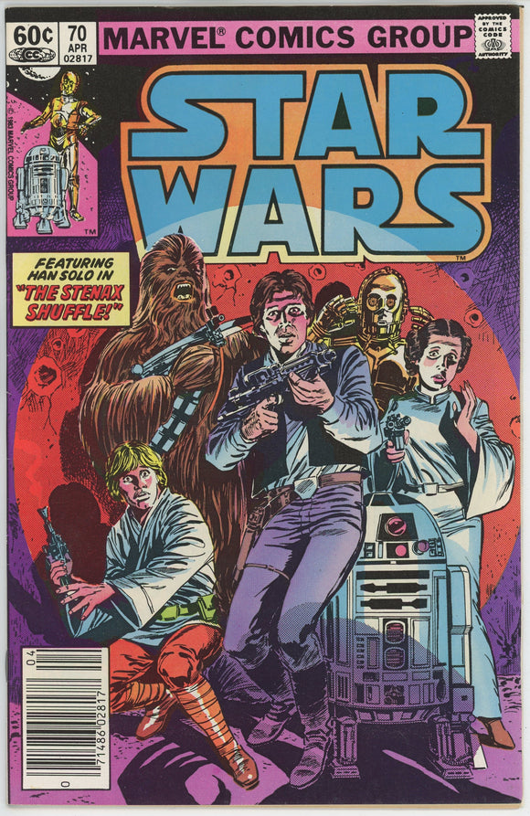 Star Wars #70 (1977) - 7.5 VF- *The Stenax Shuffle* Newsstand