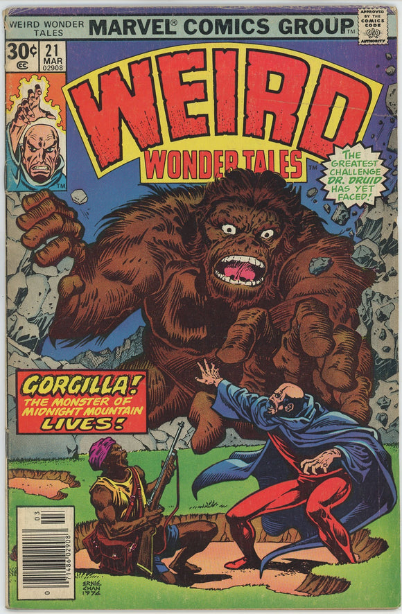 Weird Wonder Tales #21 (1973) - 4.5 VG+ *Doctor Druid*