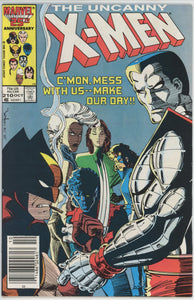 Uncanny X-Men #210 (1963) - 7.5 VF- *Mutant Massacre* Newsstand