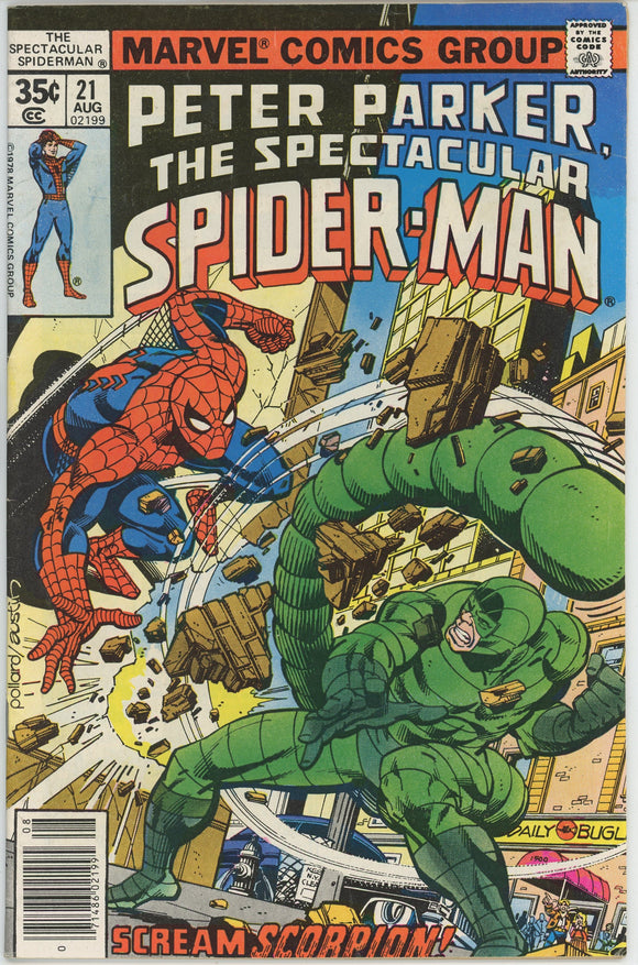 Spectacular Spider-Man #21 (1976) - 5.0 VG/FN *Scorpion*