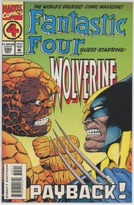 Fantastic Four #395 (1962) - 9.0 VF/NM *Thing/Wolverine*