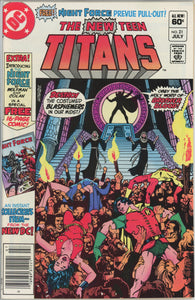 New Teen Titans #21 (1980) - 9.2 NM- *1st App Brother Blood* Newsstand