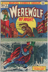 Werewolf By Night #9 (1972) - 5.0 VG/FN *Terror Beneath The Earth*