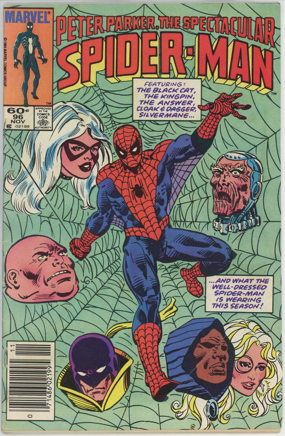 Spectacular Spider-Man #94 (1976) - 5.0 VG/FN *Cloak and Dagger/Silvermane*