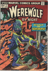 Werewolf By Night #17 (1972) - 6.5 FN+ *The Behemoth*