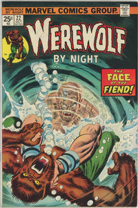 Werewolf By Night #22 (1972) - 7.5 VF- *Face of the Fiend*