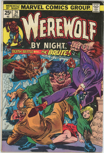 Werewolf By Night #24 (1972) - 4.5 VG+ *The Dark Side of Evil*