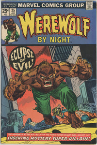 Werewolf By Night #25 (1972) - 5.5 FN- *An Eclipse of Evil*