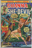 Shanna the She-Devil #5 (1972) - 5.0 VG/FN *1st Appearance Nekra*