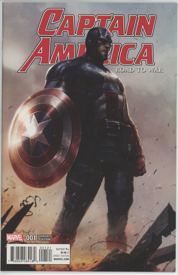 Captain America Road to War #1 (2016) - 9.6-9.8 NM+ *Mattina Variant Cover*