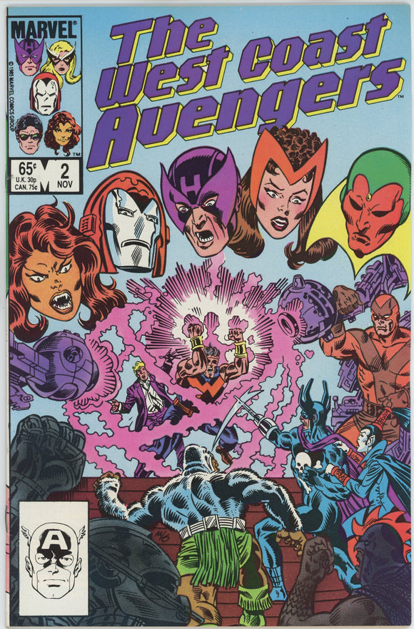 West Coast Avengers #2 (1985) - 9.0 VF/NM *Ultron*