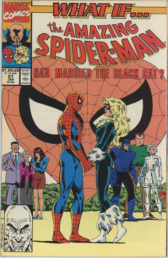 What If #21 (1989) - 9.0 VF/NM *What If Spiderman Married Black Cat*