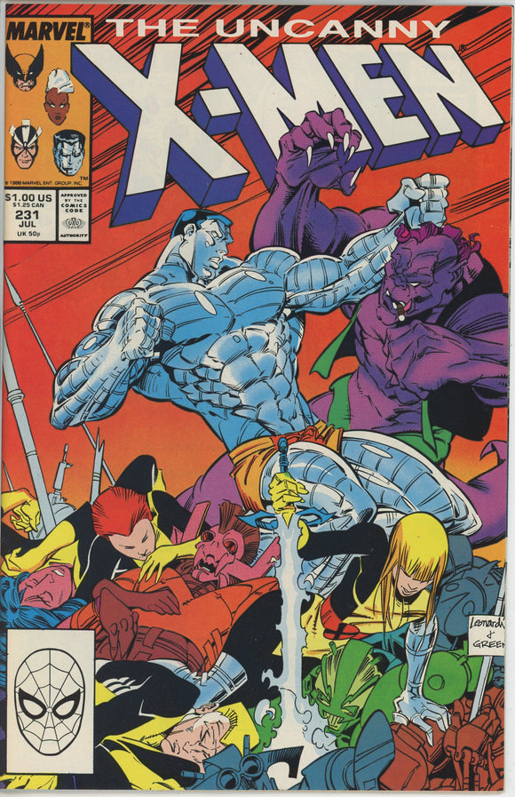 Uncanny X-Men #231 (1963) - 8.0 VF *Magik & Colossus*