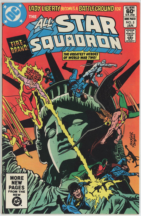 All Star Squadron #5 (1981) - 9.4 NM *Feathered Serpent*