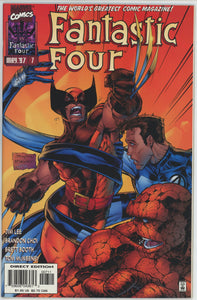 Fantastic Four #7 (1996) - 9.0 VF/NM *Jim Lee Series/Into the Negative Zone*