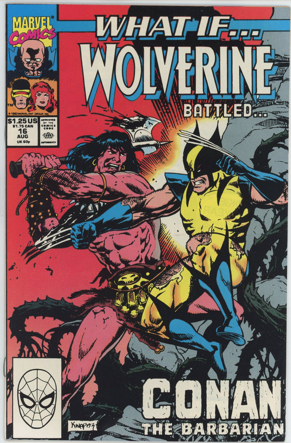 What If #16 (1989) - 8.0 VF *What If Wolverine Battled Conan*