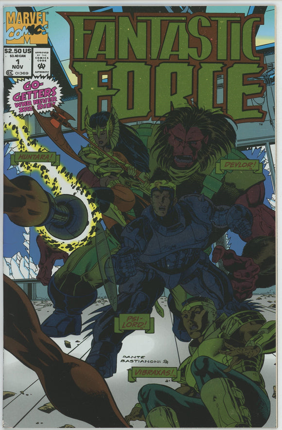 Fantastic Force #1 (1994) - 9.0 VF/NM *1st Team Appearance* Newsstand