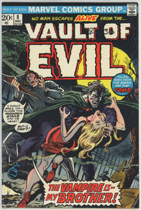 Vault of Evil #8 (1973) - 6.5 FN+ *Brother Vampire*