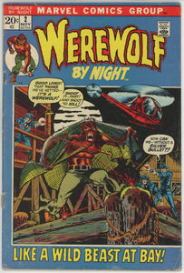 Werewolf By Night #2 (1972) - 4.0 VG *The Hunter and the Hunted*