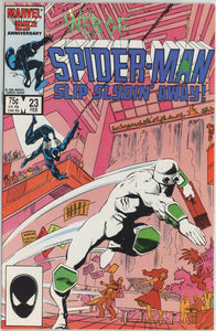 Web of Spider Man #23 (1985) - 8.5 VF+ *Slip Slydin' Away*