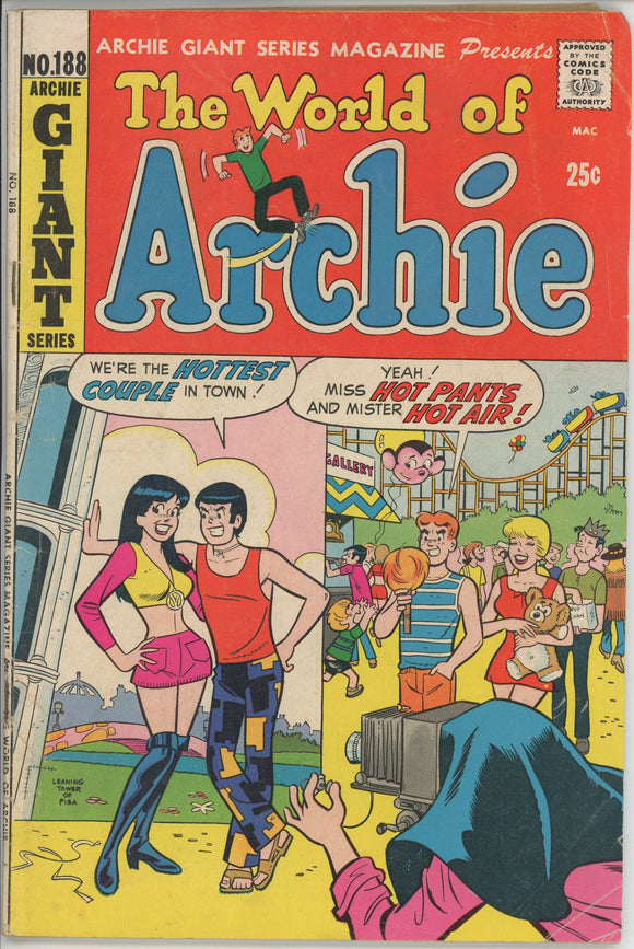 Archie Giant Series #188 (1954) - 4.0 VG *World of Archie*