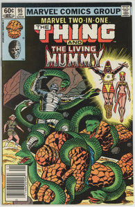 Marvel Two In One #95 (1972) - 8.5 VF+ *Thing/Living Mummy* Newsstand