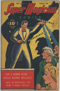 Super Magician Comics Vol. 5 #4 (1945) - 1.0 FR *The Invisible Monster*