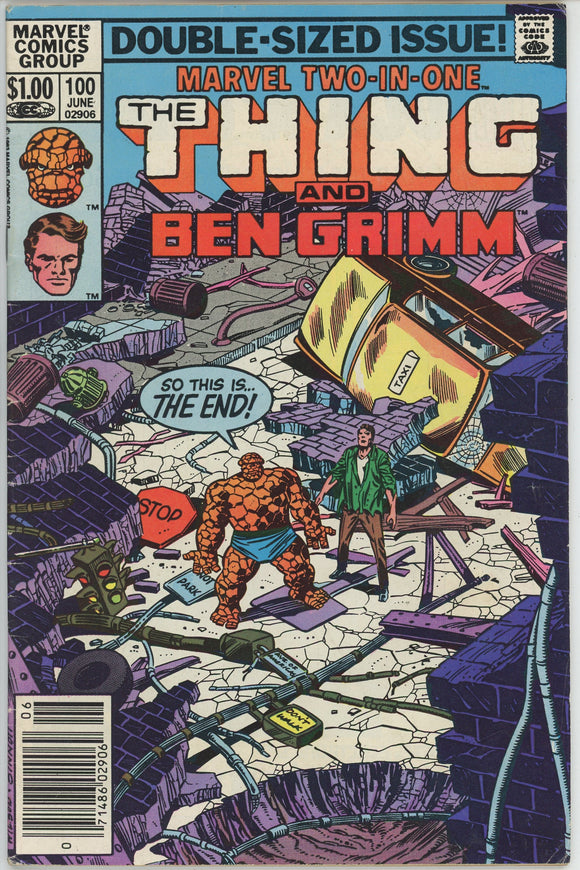 Marvel Two In One #100 (1972) - 6.0 FN *Thing/Ben Grimm* Final Issue