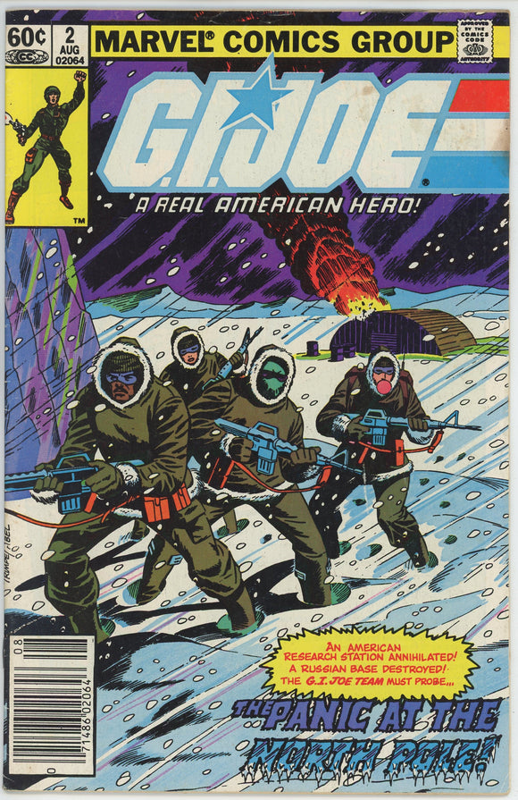 G.I. Joe #2 (1982) - 4.5 VG+ *1st Appearance Kwinn* 1st Print