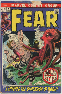 Fear #9 (1970) - 1.8 GD- *I Entered the Dimension of Doom*