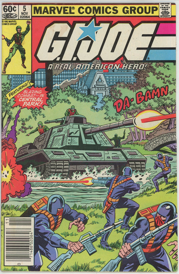 G.I. Joe #5 (1982) - 5.0 VG/FN *1st Appearance General Flagg*