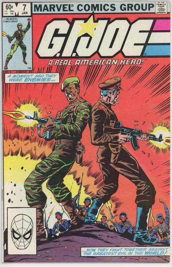 G.I. Joe #7 (1982) - 4.5 VG+ *Walls of Death*