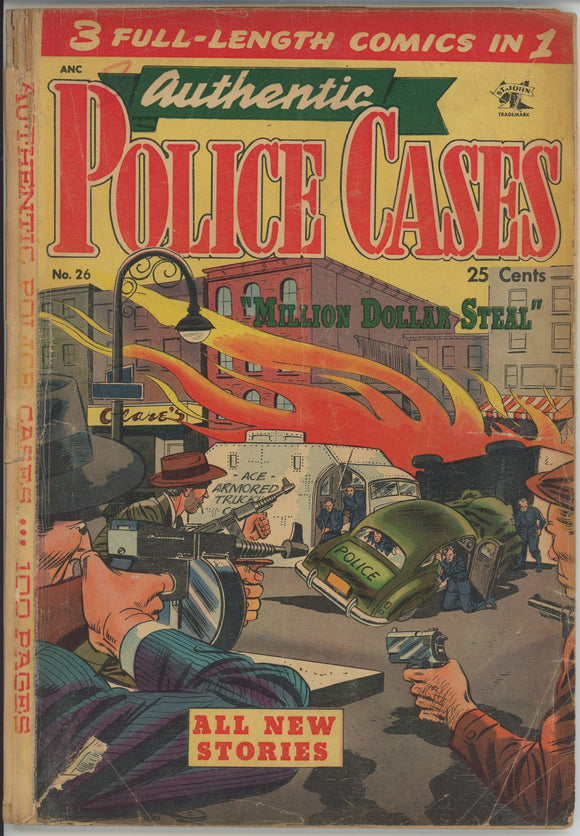 Authentic Police Cases #26 (1948) - 1.8 GD- *Million Dollar Steal* Pre Code Crime