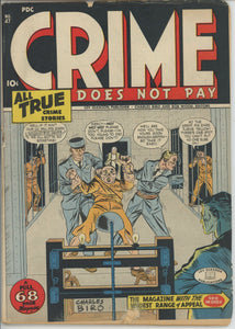 Crime Does Not Pay #47 (1942) - 3.5 VG- *Fingers of Death*