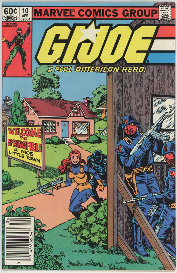 G.I. Joe #10 (1982) - 8.0 VF *1st Appearance Dr. Venom* Newsstand