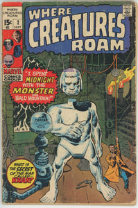 Where Creatures Roam #2 (1970) - 1.0 FR *Monster on Bald Mountain*